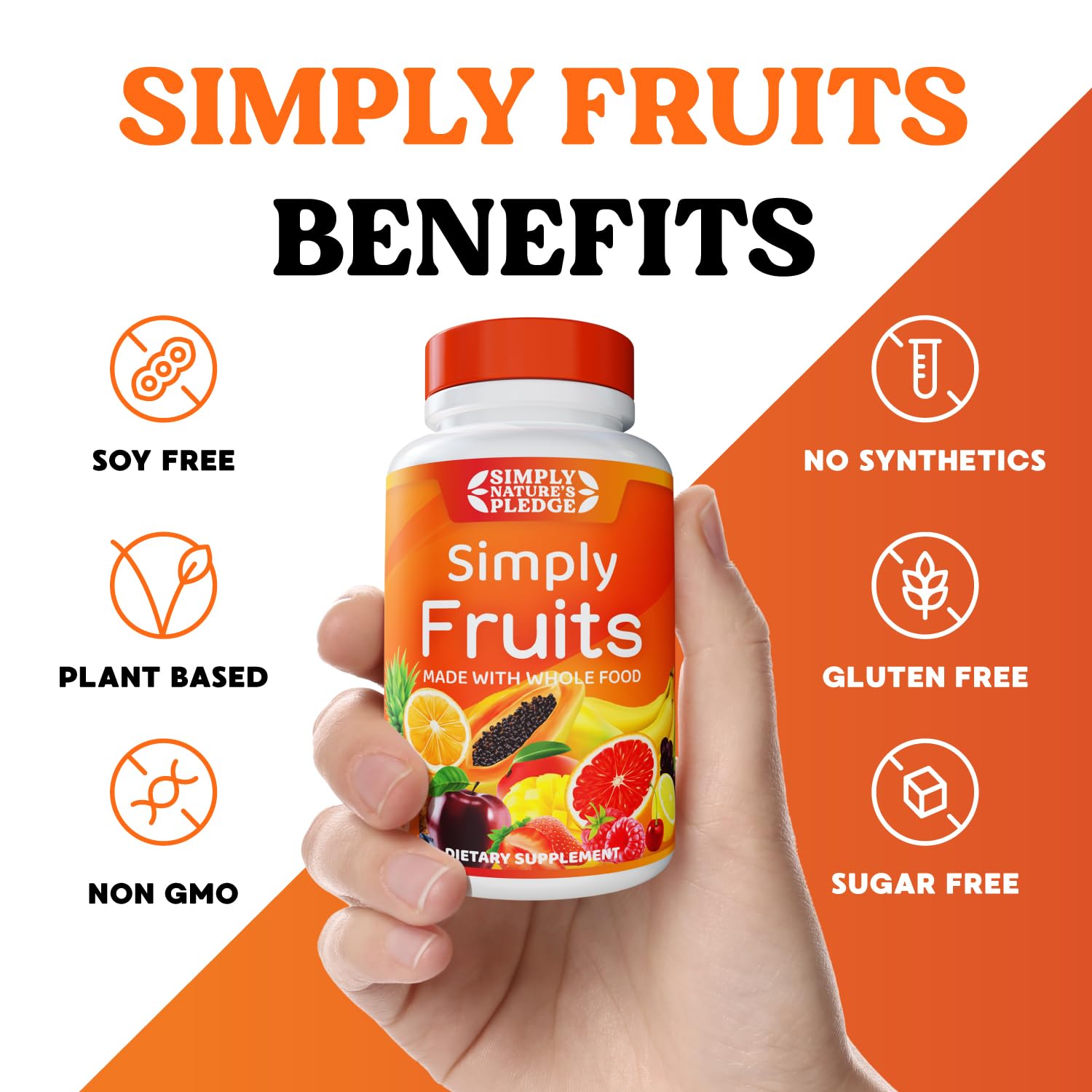 Simply Nature's Pledge bottle dispensing capsules for daily use