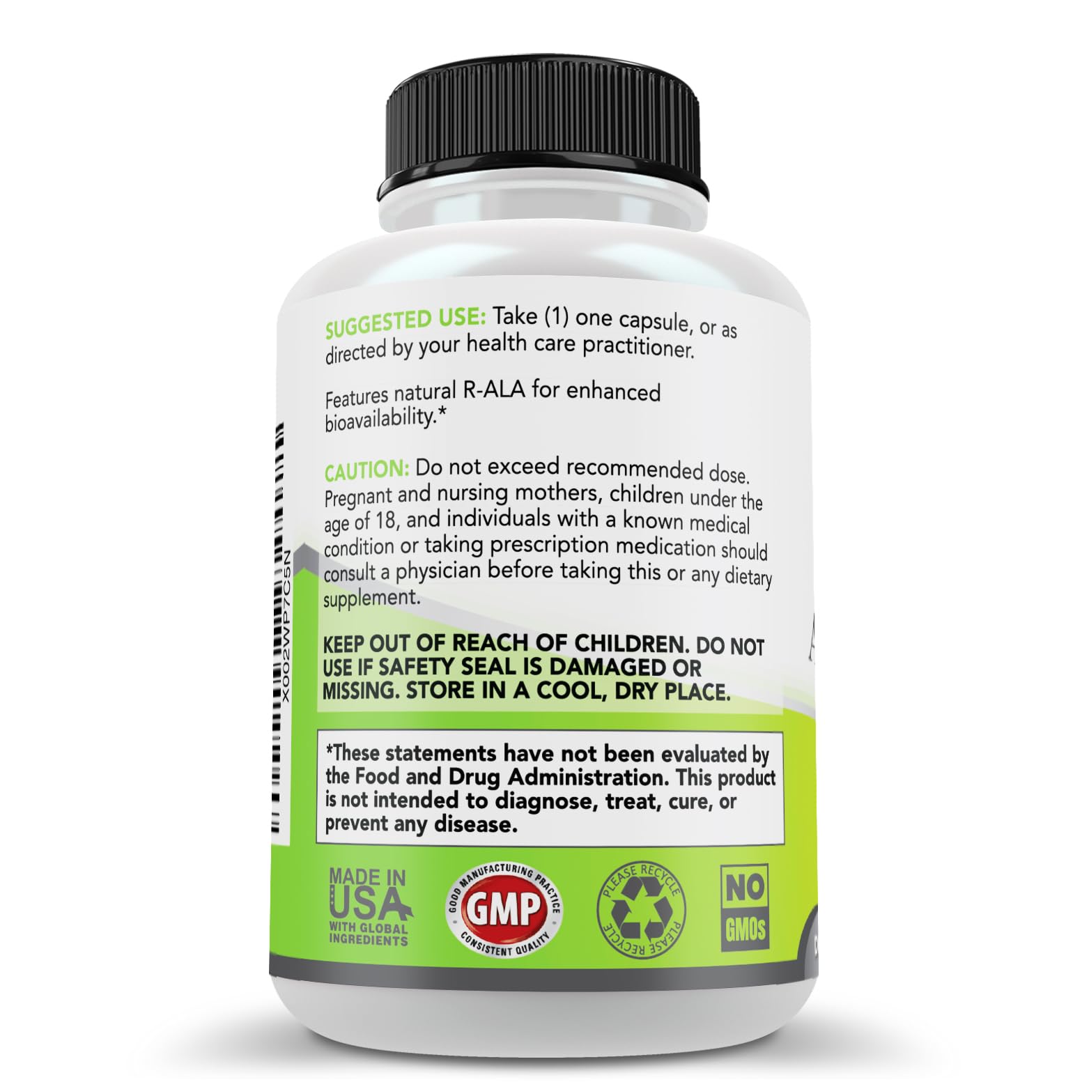 US-made Simply Natures Pure packaging badge signals quality