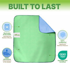 Simply Seniors quilted top pad delivers soft comfort for sensitive skin.