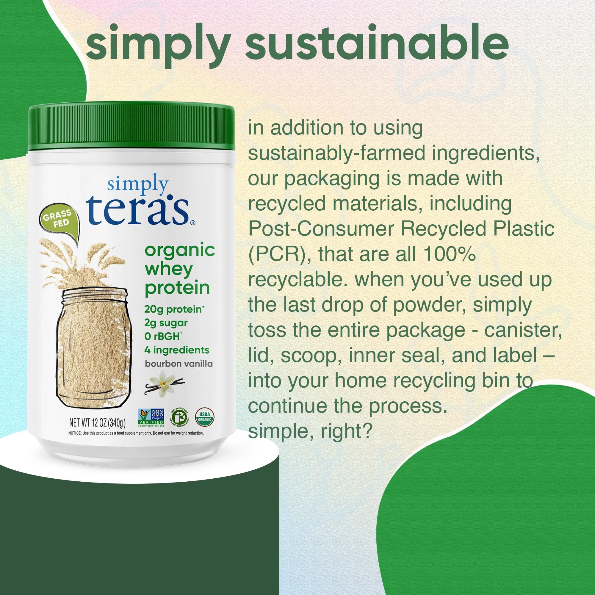 Protein in pancake batter using Simply Teras for a protein rich breakfast