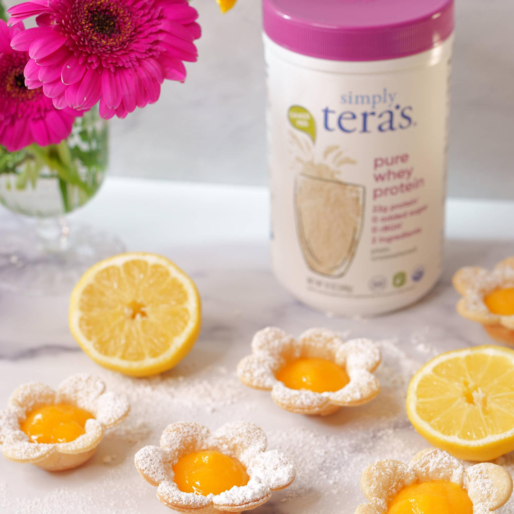 Simply Tera's Pure Whey grass-fed sourcing supports quality and traceability.