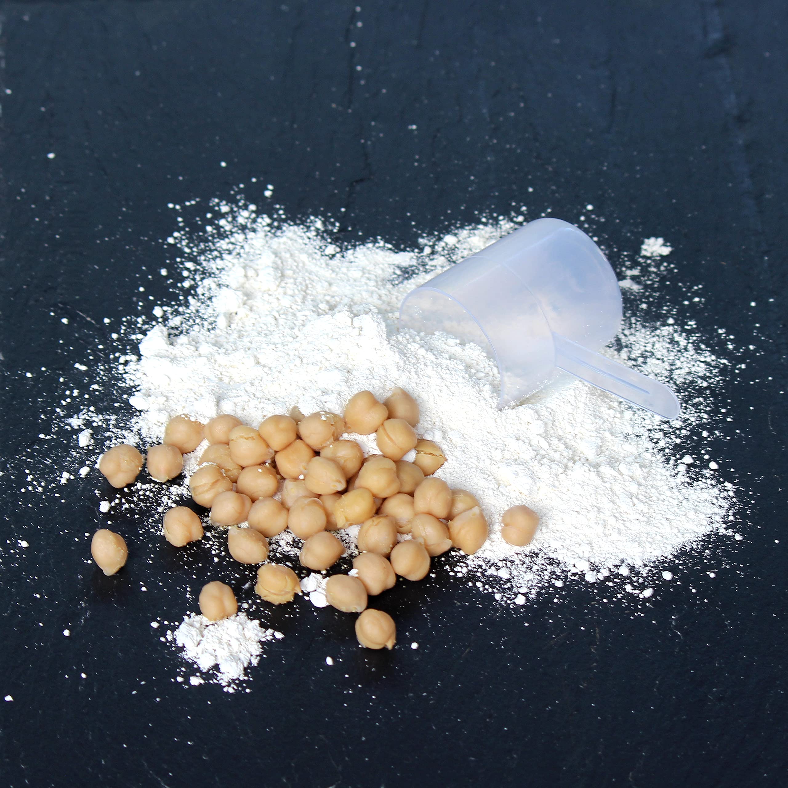 simplyFUEL chickpea protein powder baking, adds clean protein to batter