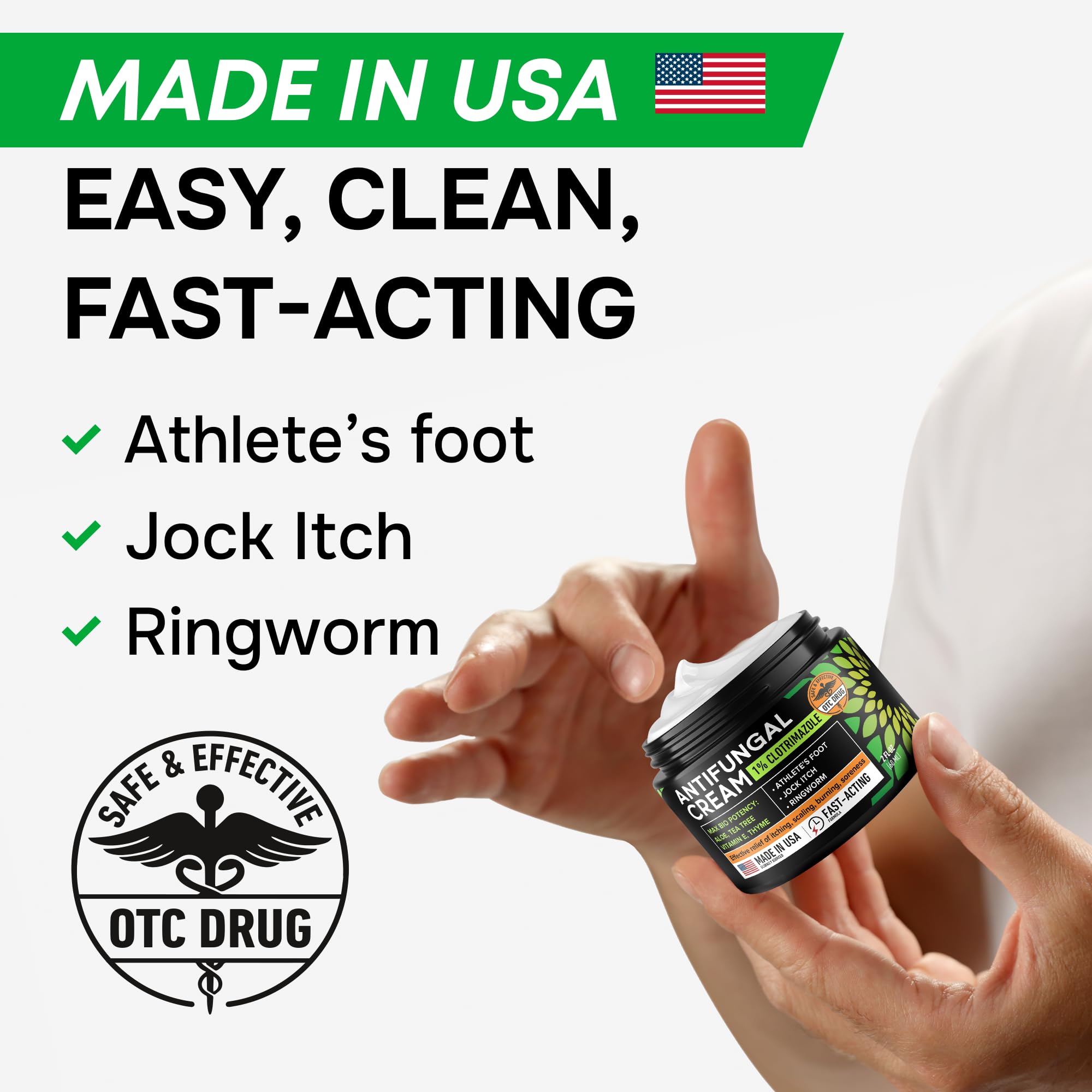 SimplyVital athletes foot cream 1 percent targets foot fungus and cools irritation