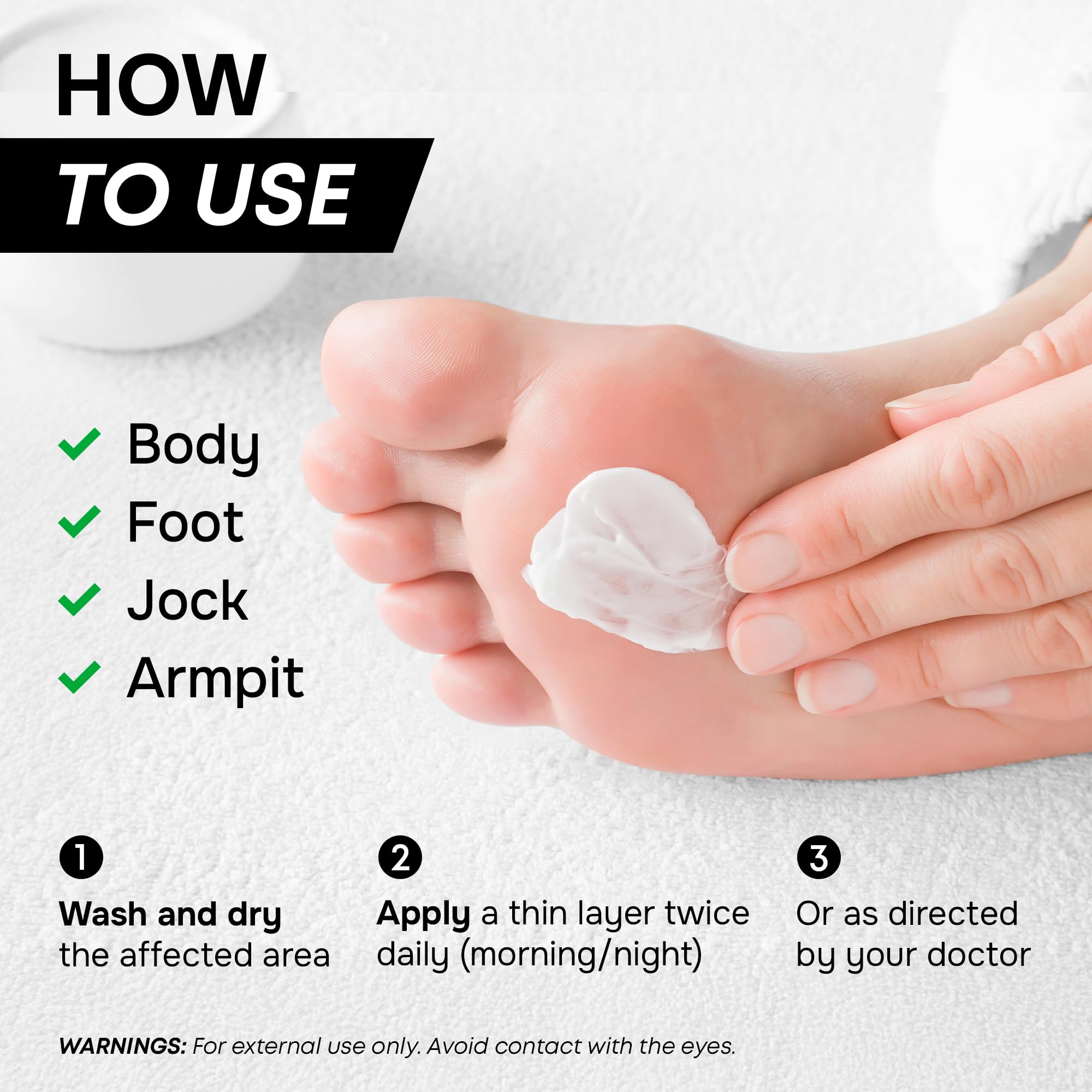 SimplyVital 2 oz antifungal cream for convenient topical care