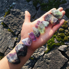 Simurg green fluorite aroma stone for decorative displays and energy spaces.