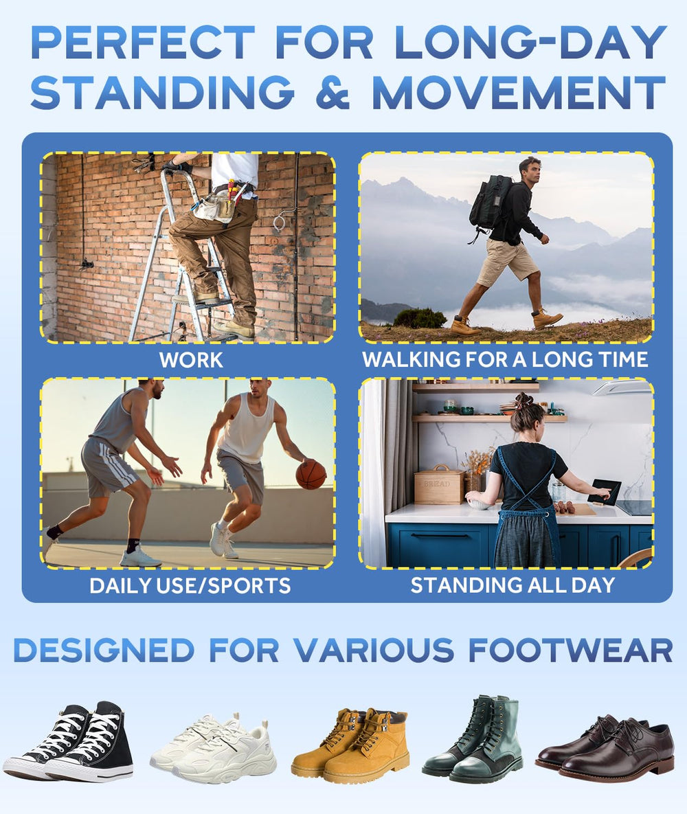 Sinbowl all-day comfort supports extended standing and walking.