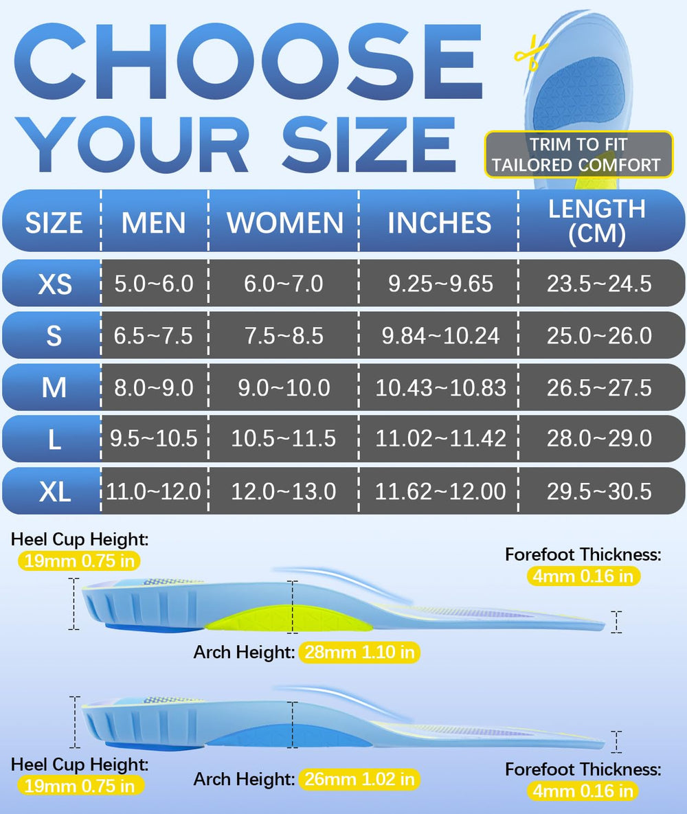 Sinbowl work boot-friendly orthotics designed for long hours on feet.