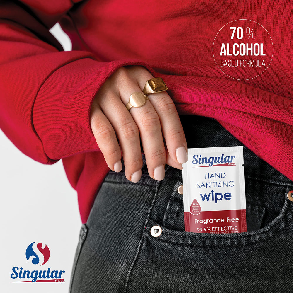 Durable, tear-resistant towel in Singular Wipes supports outdoor and daily activities.