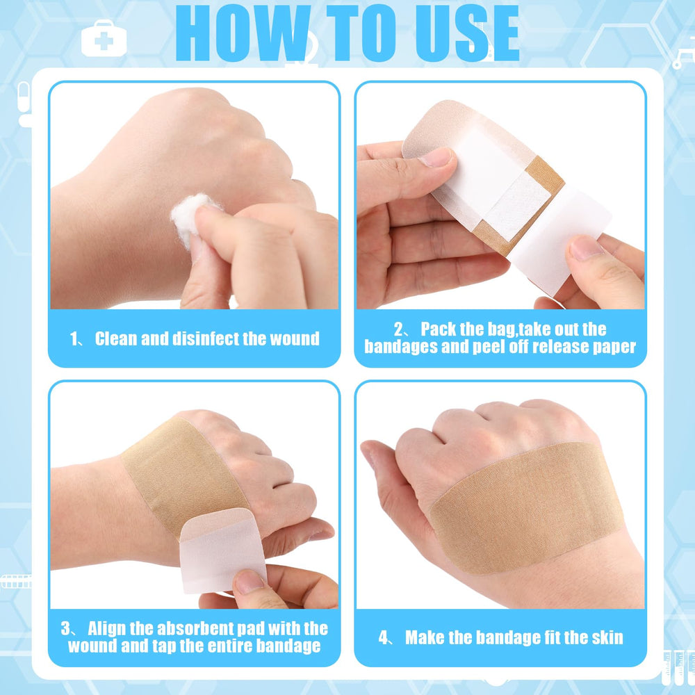 Sinmoe bulk wound care bandages guard against dust and minor scrapes.