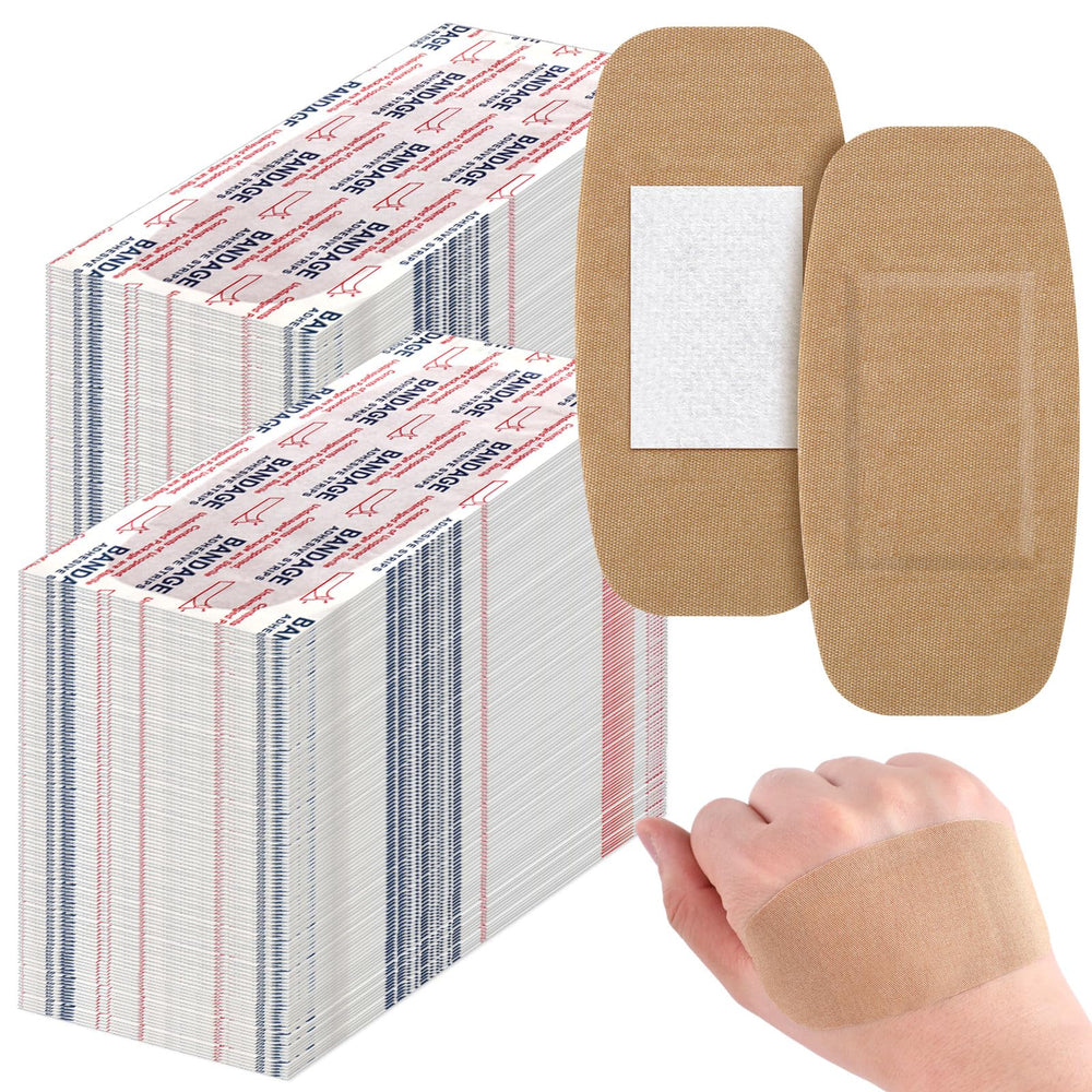 Sinmoe large fabric bandage 2x4 inch provides durable wound coverage.