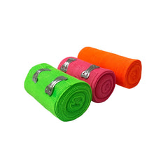 SION BIOTEXT elastic bandage wrap around the ankle for secure compression.