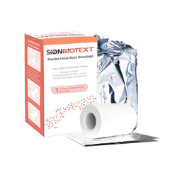 Sion Biotext self-adhesive wrap visible with secure fit