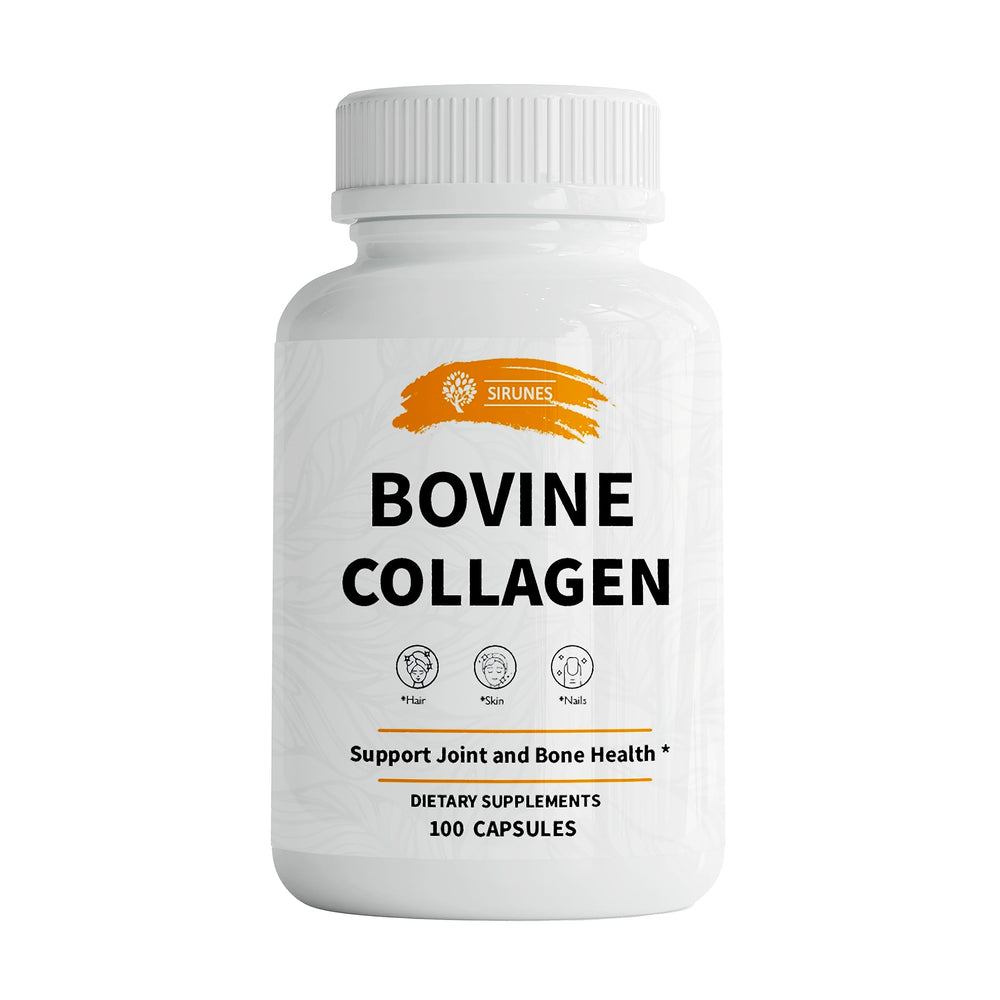 SIRUNES bovine collagen bottle for joint and skin support