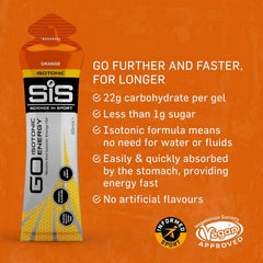 SiS energy gel orange tube with 60ml, ideal for on-the-go fueling