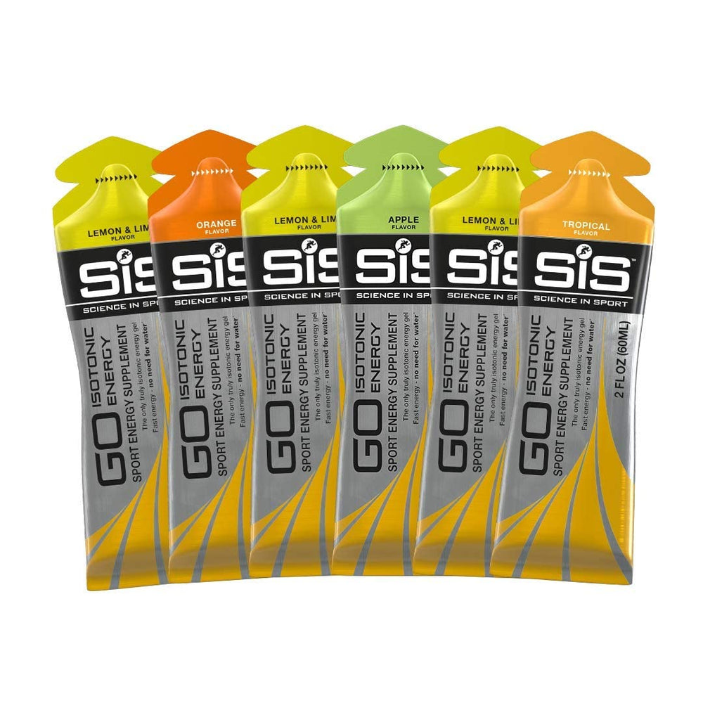 SiS GO isotonic energy variety pack front view for on-the-go fueling.