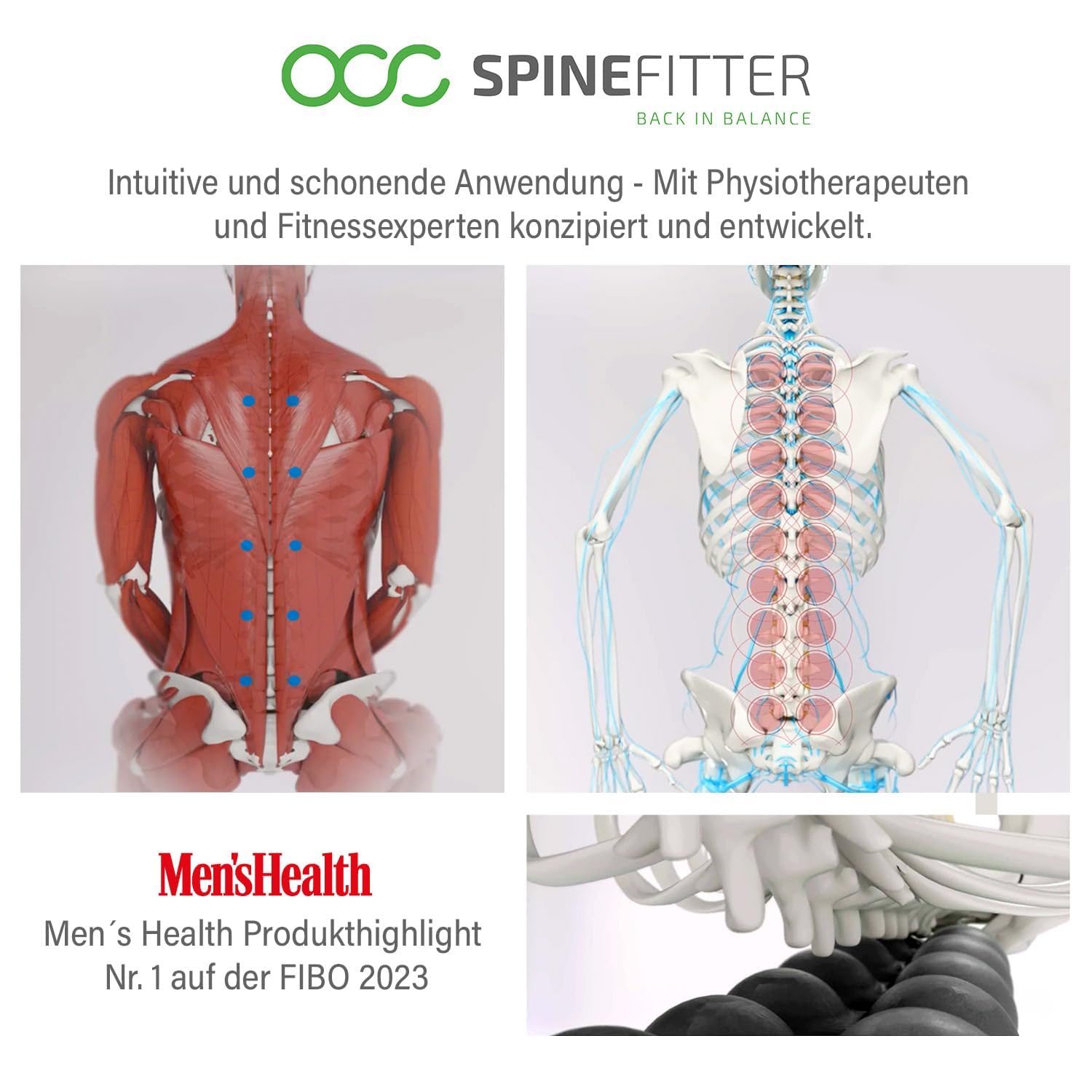 SISSEL Spinefitter Blue 28.5-inch length enables full back mobilization.