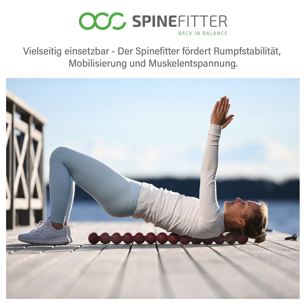 SISSEL Spinefitter Blue ideal for Pilates and yoga back balance.