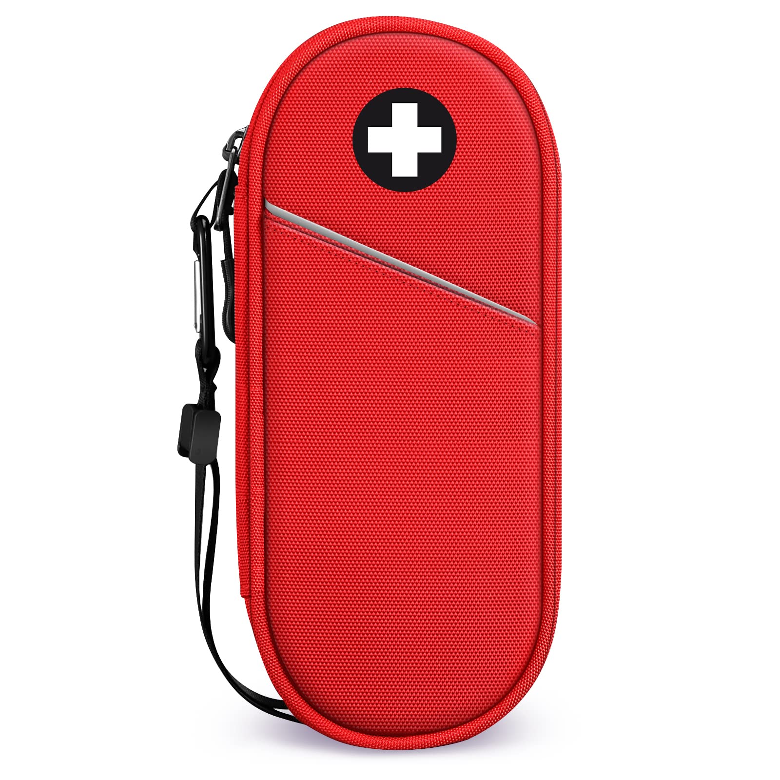 SITHON epipen case insulated front view shows compact design for travel