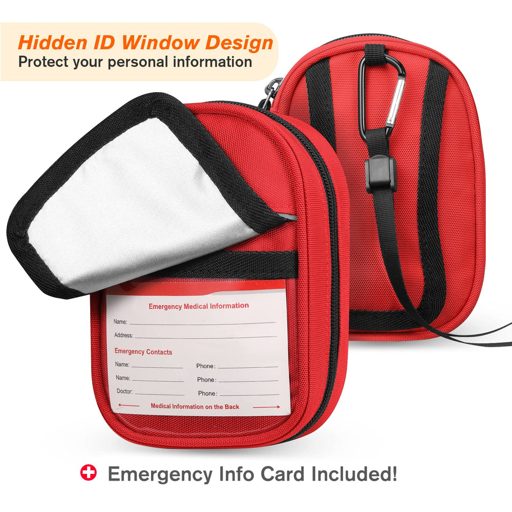 SITHON multi compartment medical case for AuviQ nasal sprays and tablets