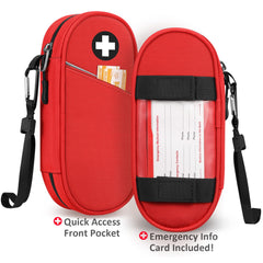 SITHON water-resistant polyester shell protects contents outdoors