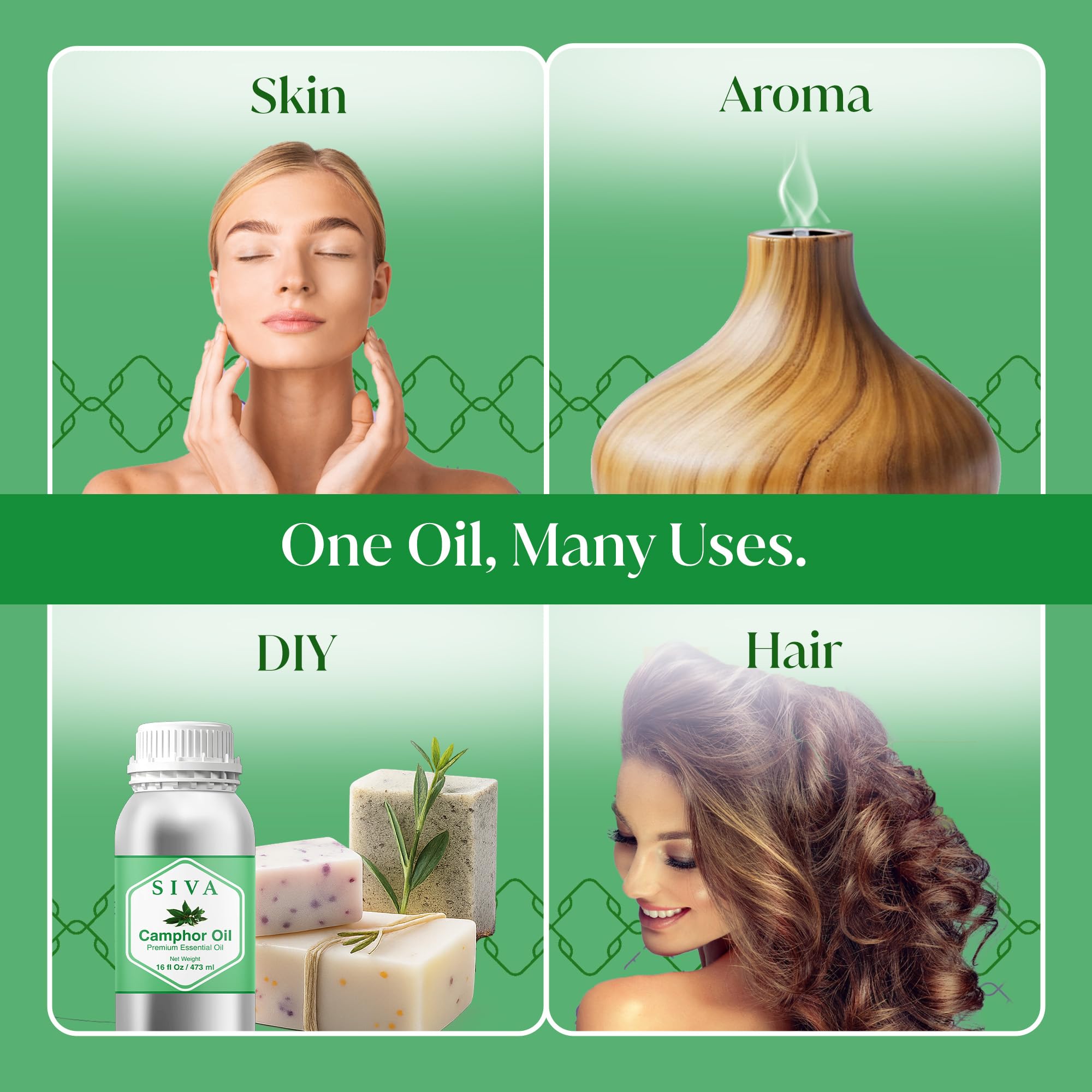 SIVA Camphor oil in massage blends for relaxation
