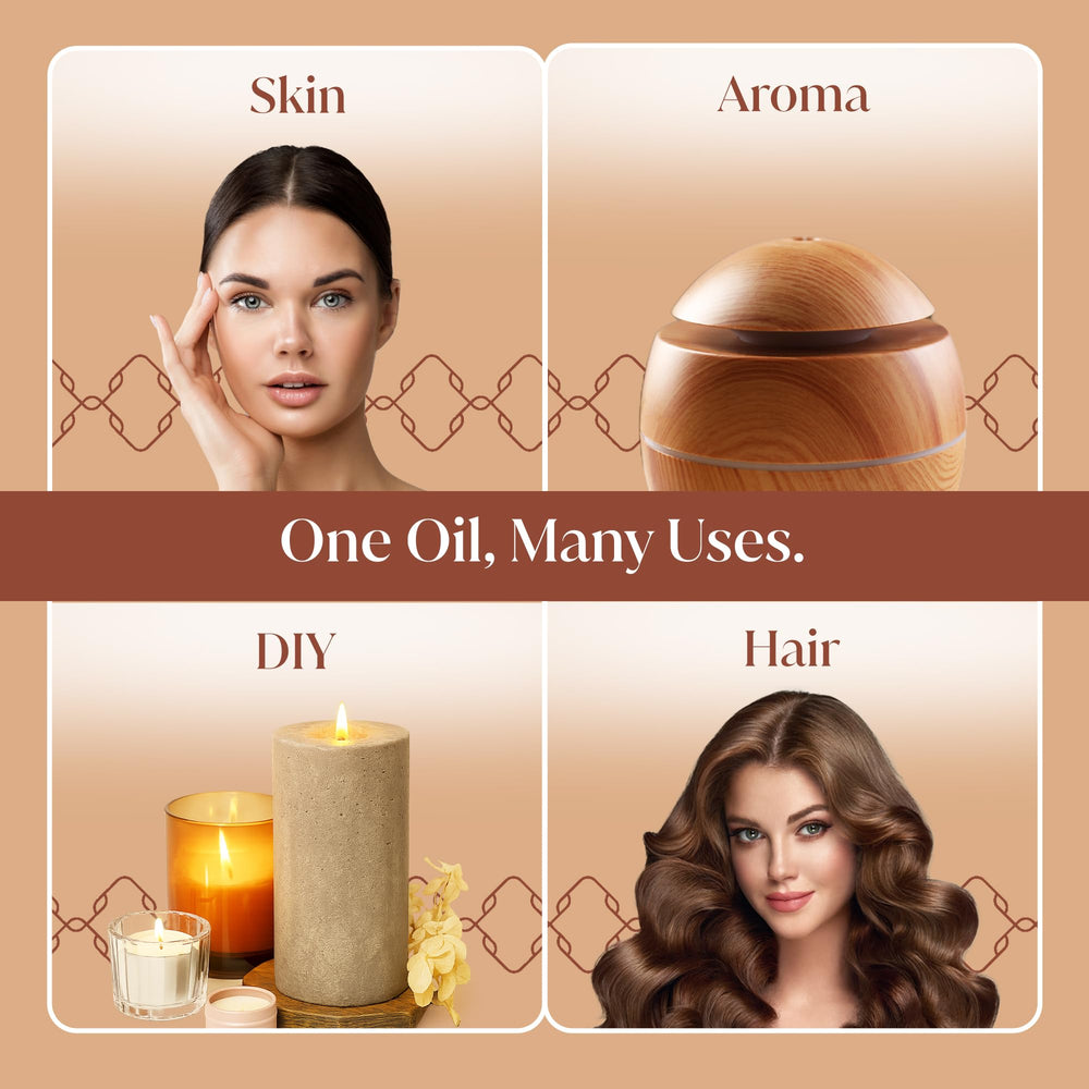 SIVA Frankincense oil featured in soaps and candles for warm aroma.
