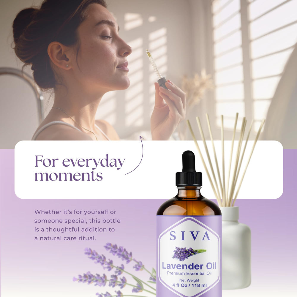 Pillow spray or sleep ritual with lavender oil.