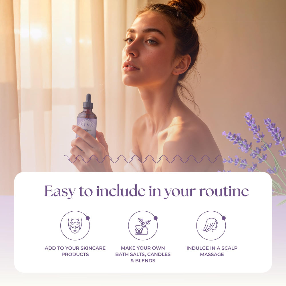 Custom lavender blend for DIY aromatherapy projects.