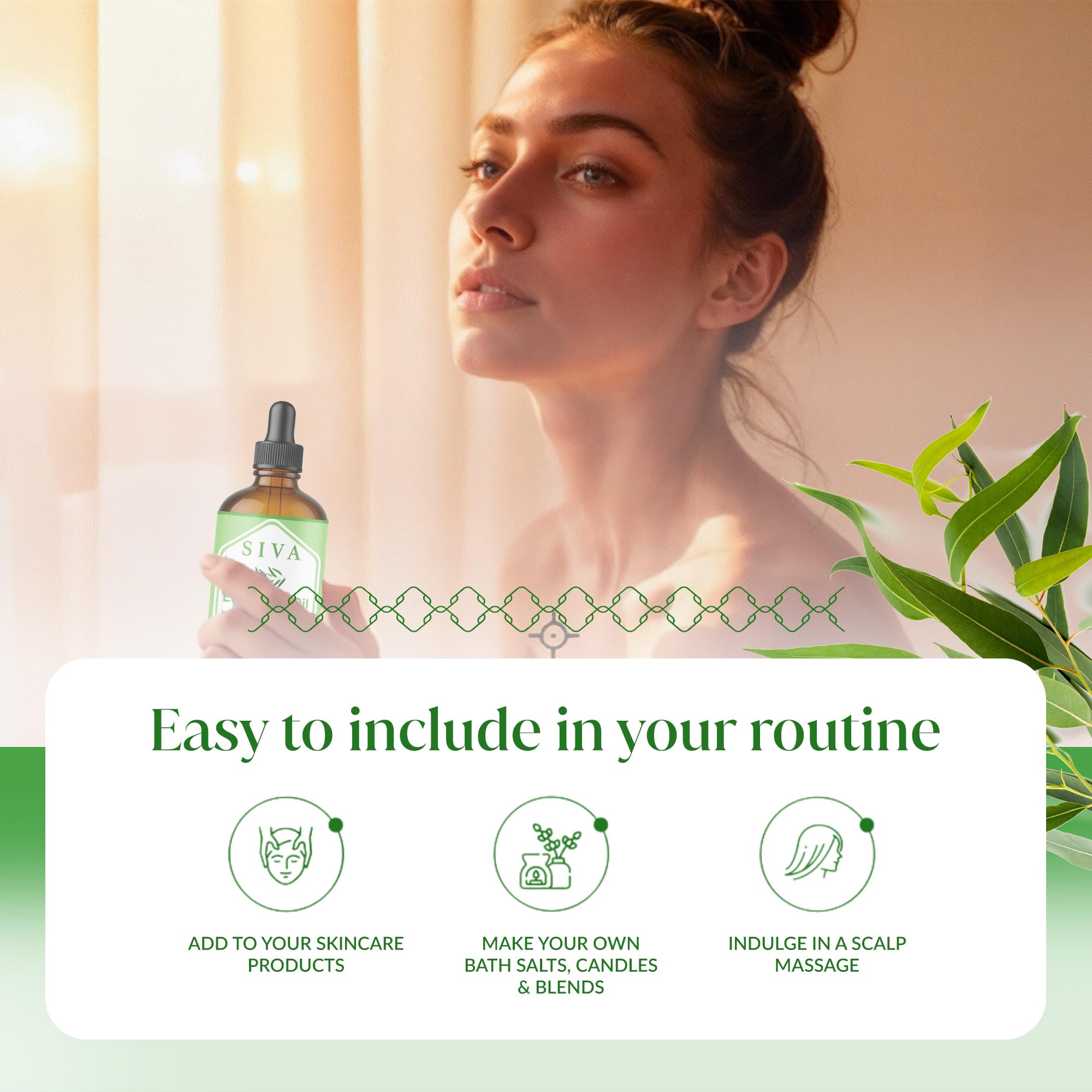 SIVA ORGANICS foot bath eucalyptus for spa-like refreshment