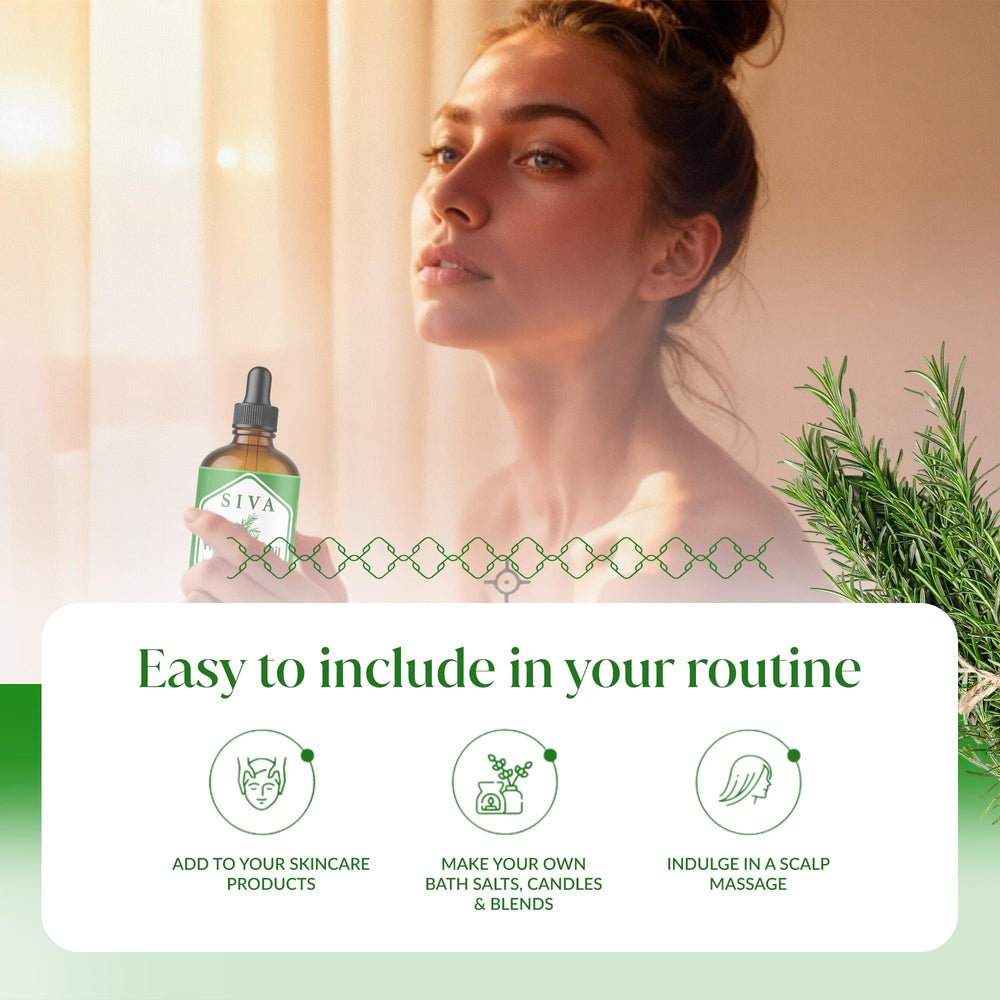 Siva Rosemary Oil used in soap making and candle crafting.