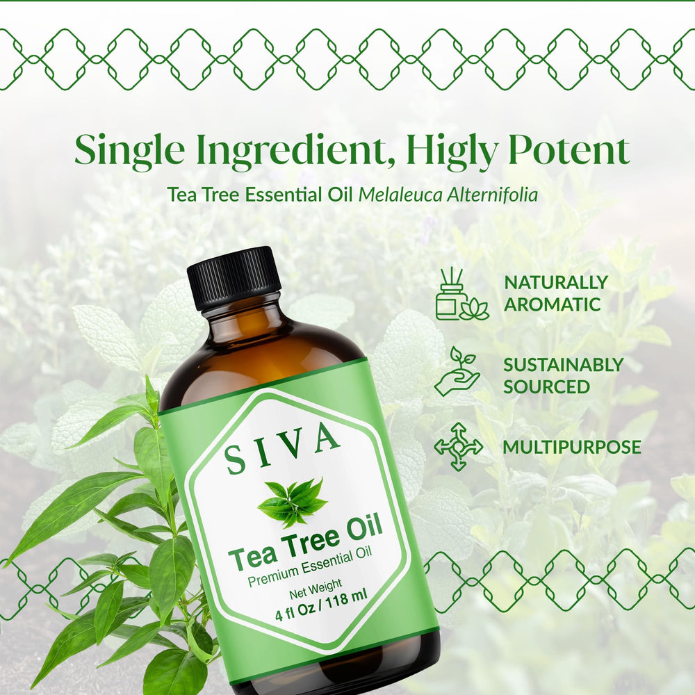 SIVA Tea Tree Oil face care blend for refreshed skincare routine