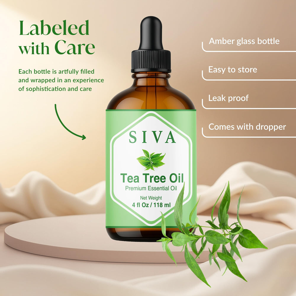 SIVA Tea Tree Oil nail care dilution aids gentle cuticle and nails