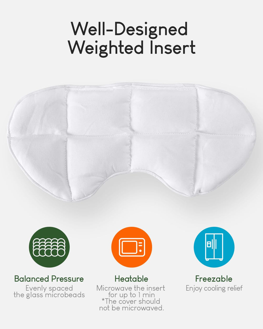 Sivio eye mask ready for cold therapy in the freezer for refreshed eyes