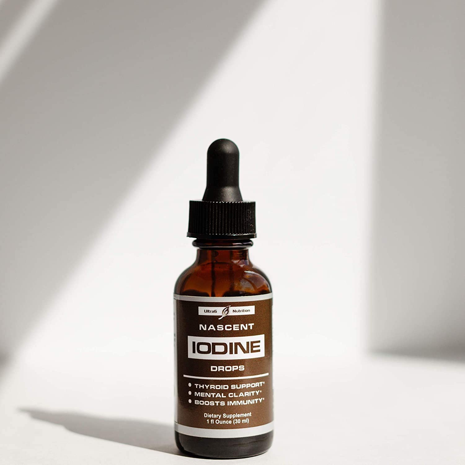 Brand Six Nascent Iodine dispensing action for convenient dosing.