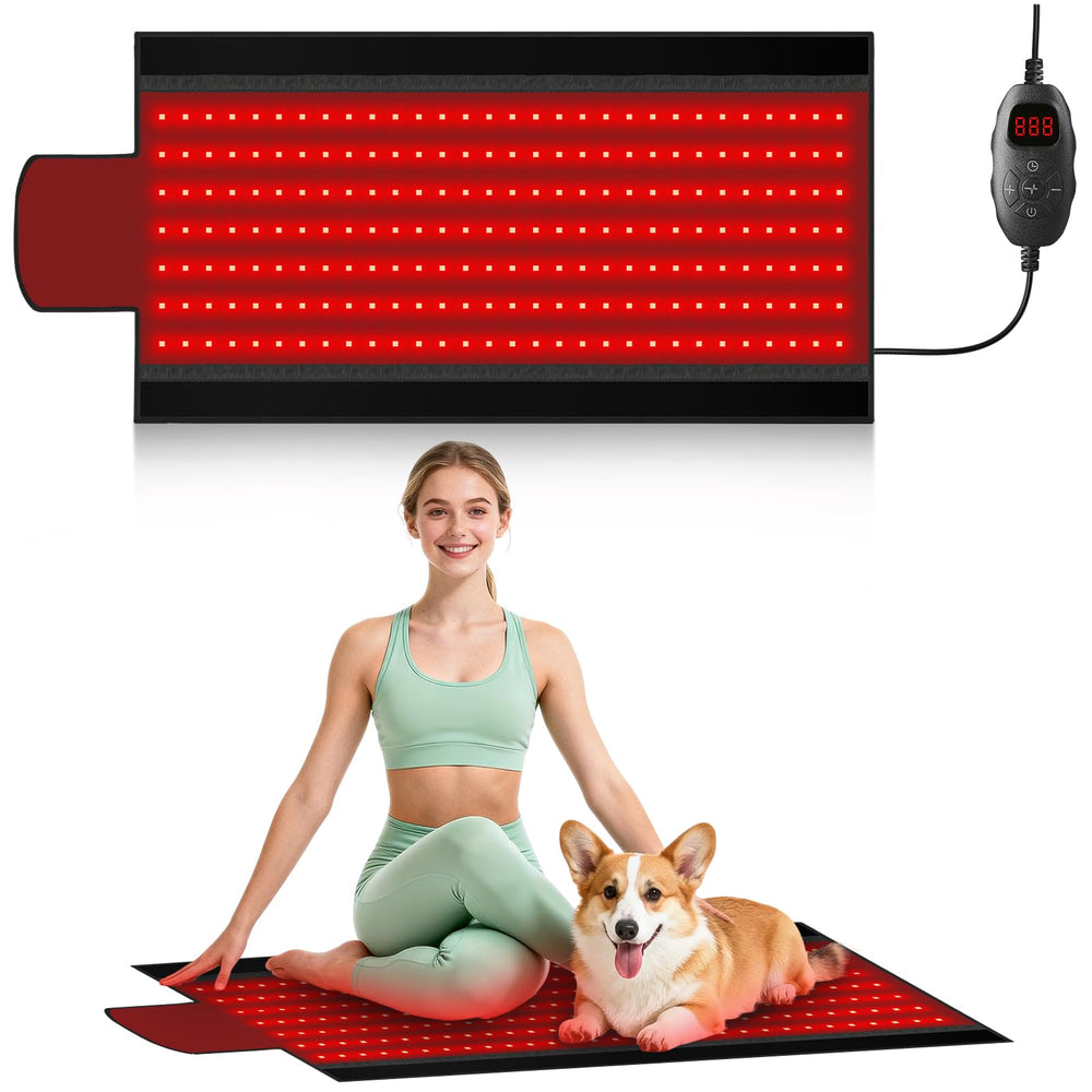 Siyiteng red-light therapy mat full coverage for comprehensive at-home sessions.