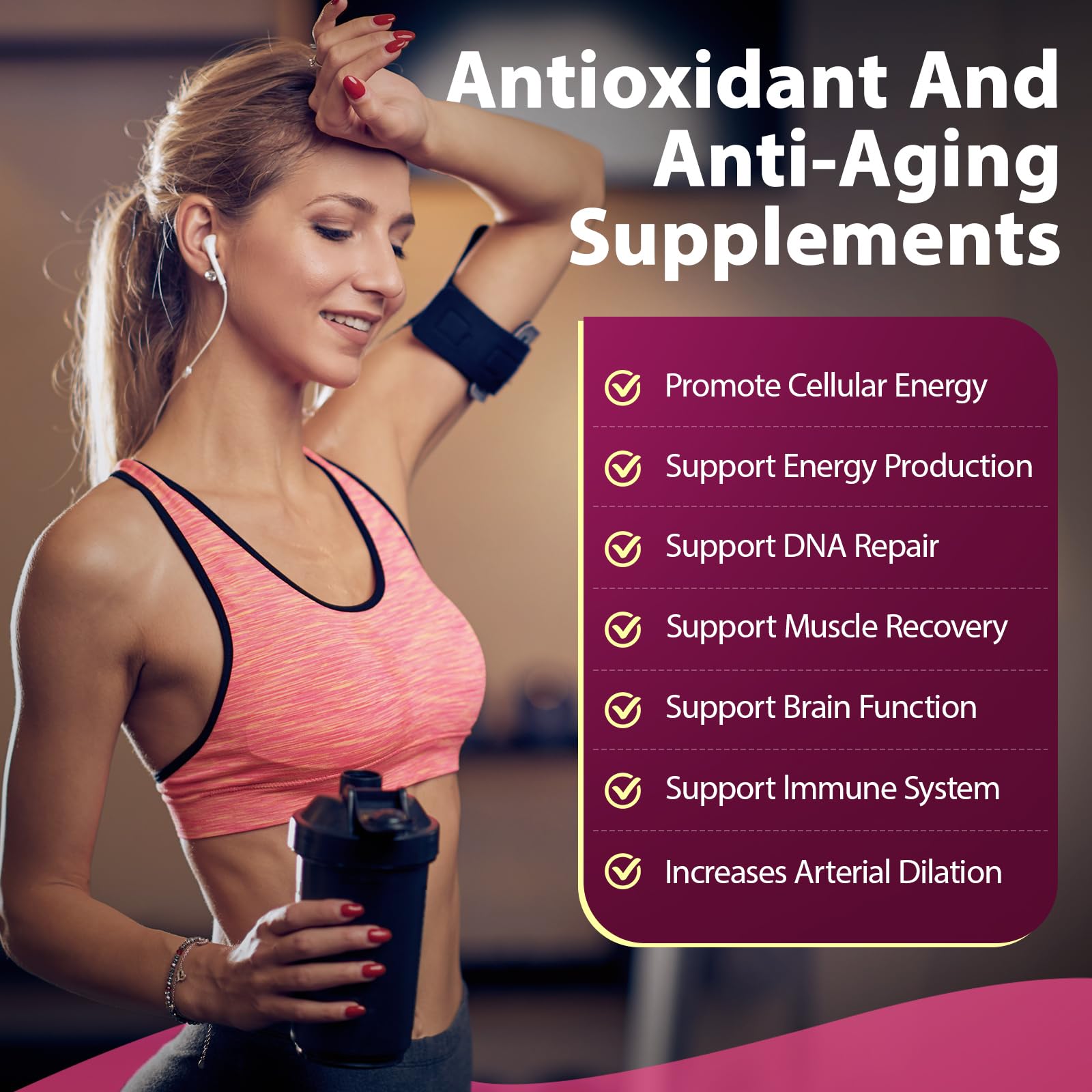 Sizyok bottle label close-up showing purity and rigorous testing.