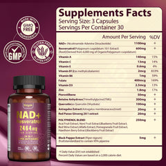 Sizyok NAD+ liposomal capsules shown for on-the-go vitality.