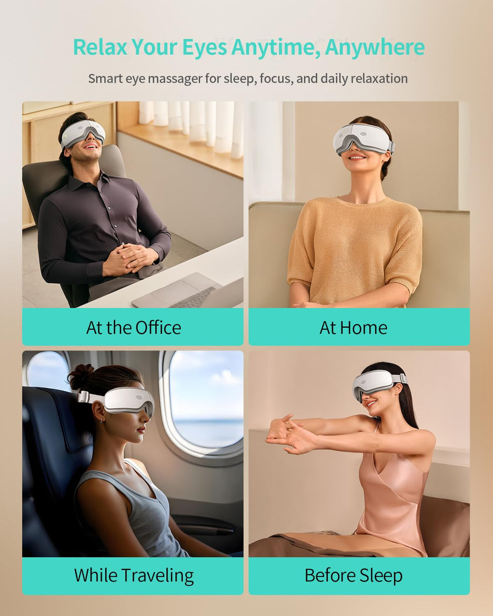 SKG Eye Massager gift-ready packaging suits birthdays or special occasions.
