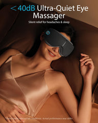 SKG eye massager wearable design enables hands-free comfort during breaks