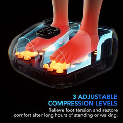 SKG massager with 12 rotating heads provides deep kneading.