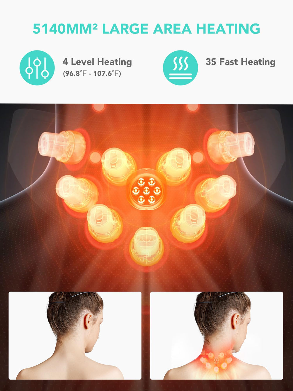 SKG G7 Pro folded neck massager compact for travel
