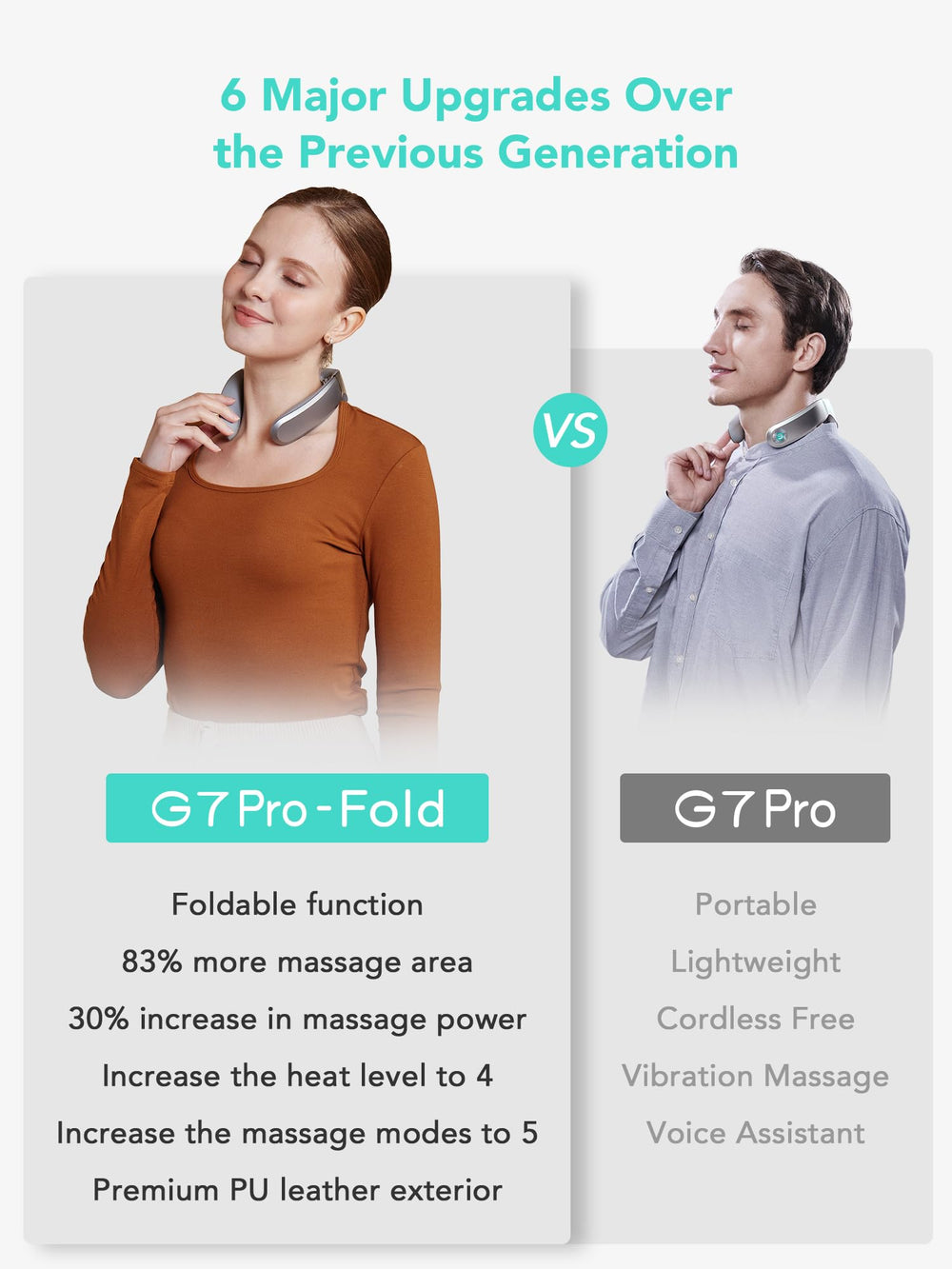 SKG G7 Pro protein leather neck cushion comfort