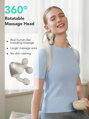 Red-light heating delivers soothing warmth to the neck area.