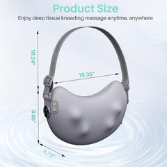 SKG Shiatsu Back Massager cordless design for use anywhere.