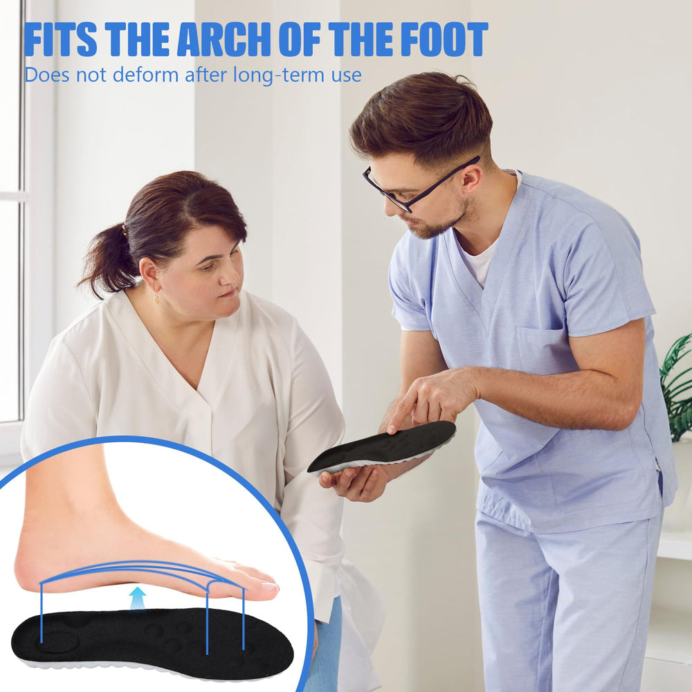 Skicuff versatile insoles fit sports, casual, and work shoes for daily relief