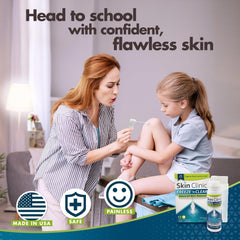 Skin Clinic Freeze 'n Clear twelve precision-tip applicators for multiple treatments.