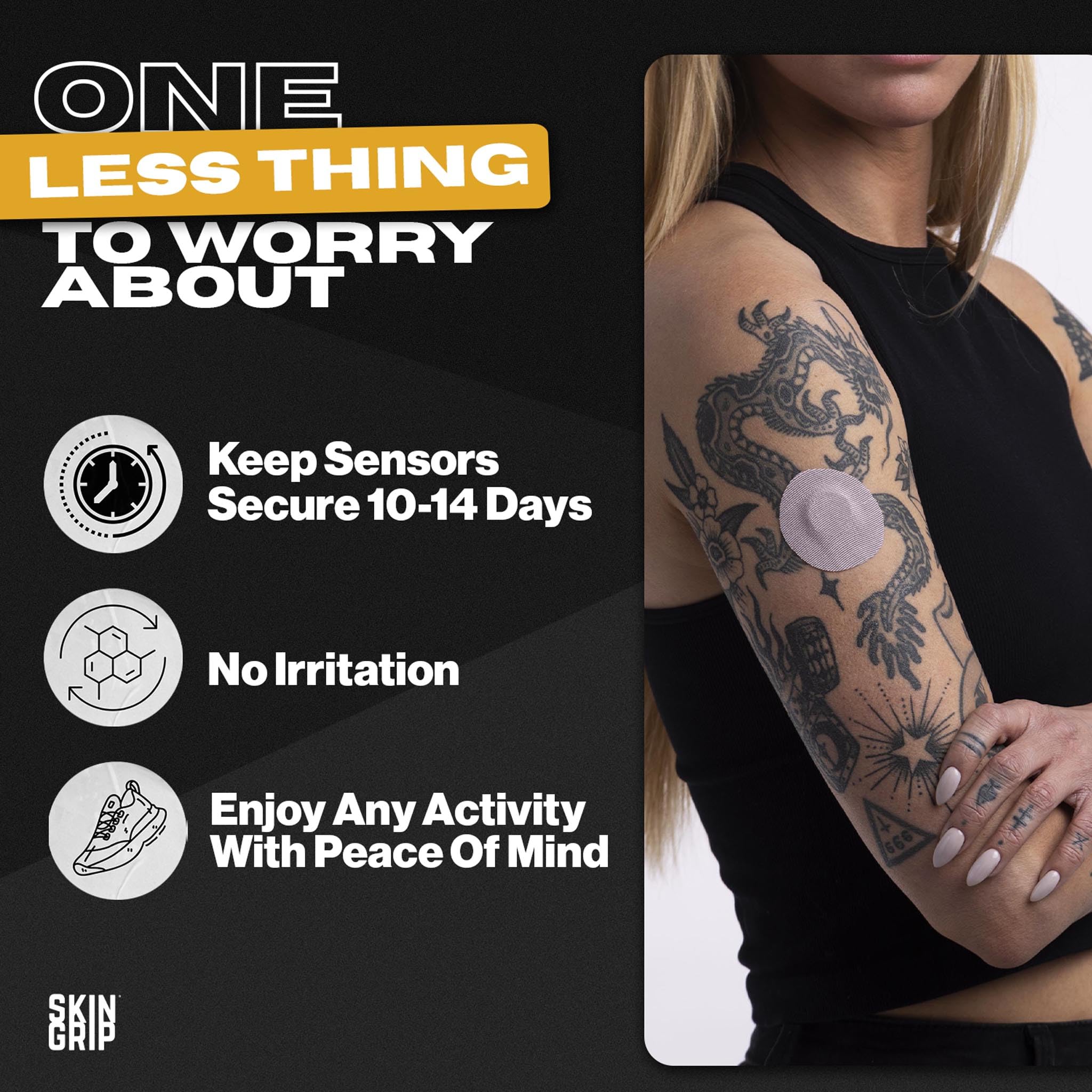 4-way stretch design allows easy application without tearing.