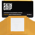 Skin Grip Adhesive Barrier Wipes – 50 PCS | Medical-Grade Skin Barrier Wipes for CGM, Ostomy & Wound Care