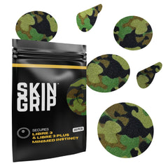 Skin Grip camouflage Freestyle Libre 3 sensor cover for secure wear during workouts
