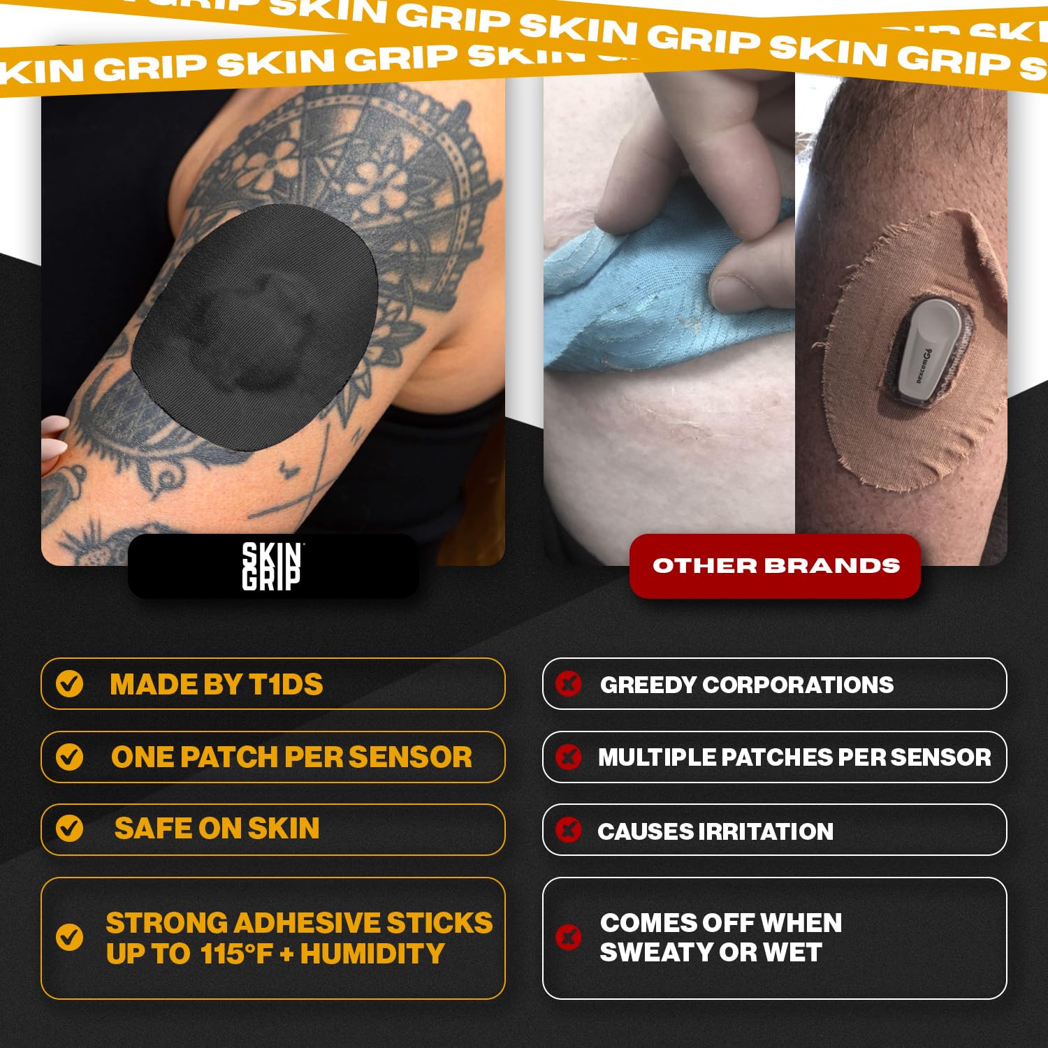 Guided skin prep with barrier solution for best adhesion.